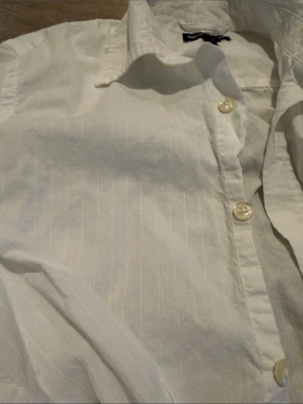 GAP White Men's Casual Button-Down Shirt